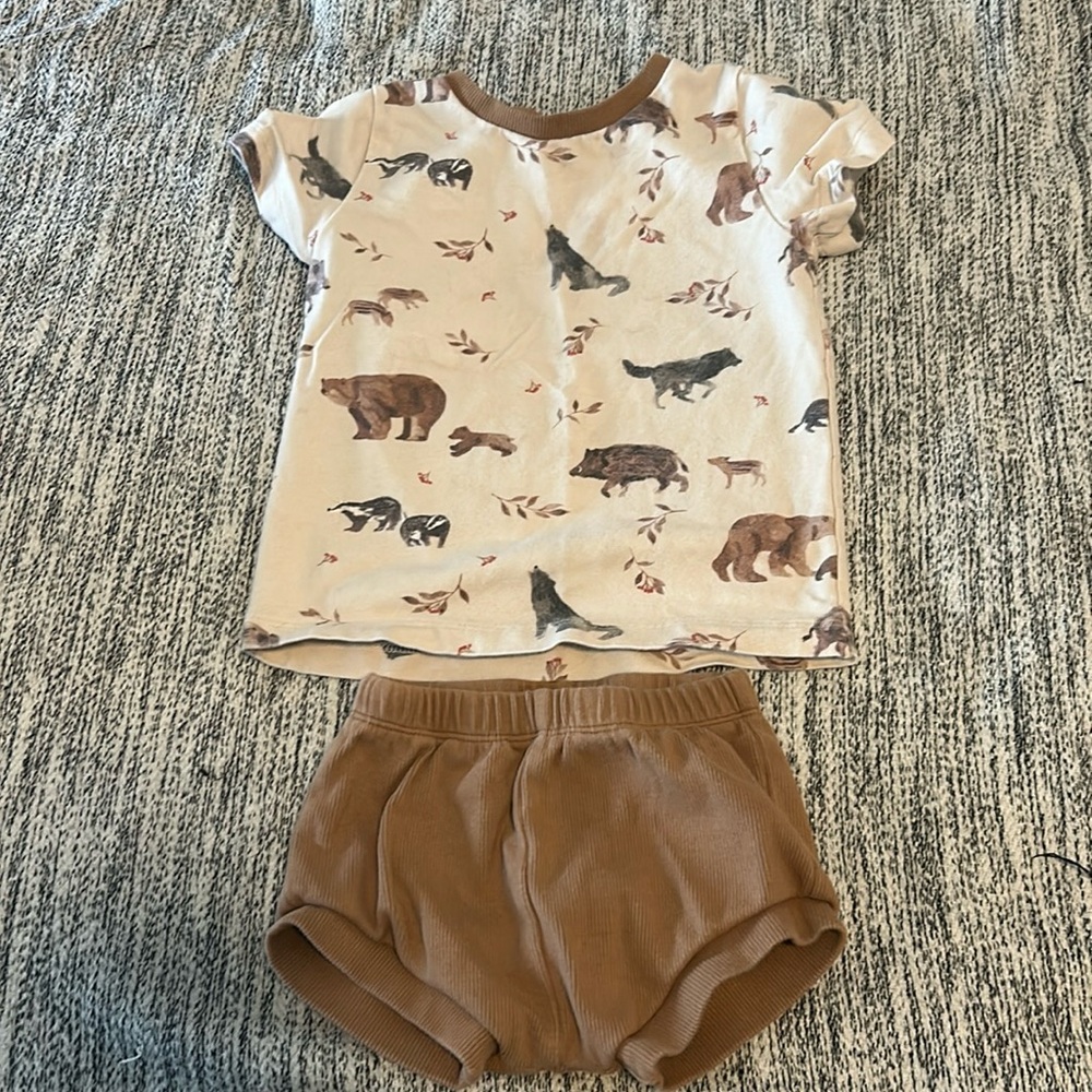 Mermaids & Milkweed Organic Cotton Handmade 18-24 month Set